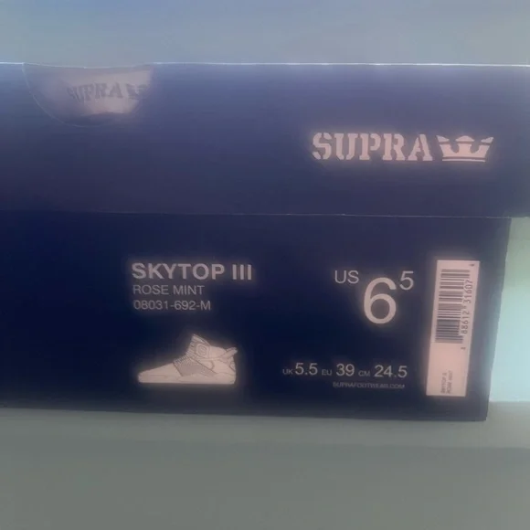 Supra Skytop III Rose Mint Sneakers - Picture 7 of 11